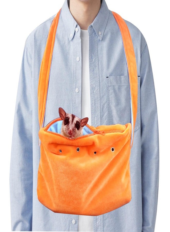 DIFENLEAF Sugar Glider Pouchm, Sugar Glider Cage, Critter Cuddler with Adjustable Shoulder Strap Suit for Critter Cuddler, Hamster Carrier, Ferret Carrier, Hamster Bag, bonding Pouch - Image 1